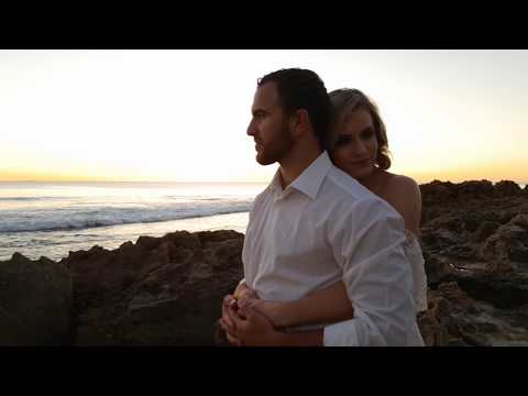 Young Love - Sunset Beach Elopement and first look - Kezani Jewellery
