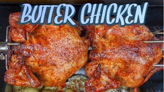 BUTTER-HÄHNCHEN von der ROTISSERIE - deutsches BBQ-Video - 0815BBQ