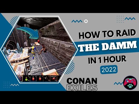 How To Raid Unraidable Dam In 1H | Don't Build Dam Like This - Conan Exiles | Private PVP