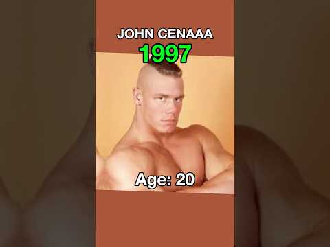John Cena's Evolution (then vs now) #shorts