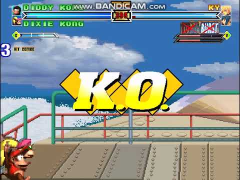 LG618's MUGEN Request: Diddy Kong & Dixie Kong Vs Ky Kiske & Dizzy