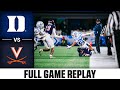 Duke Vs Virginia Full Game Replay 2025 ACC Football Championship