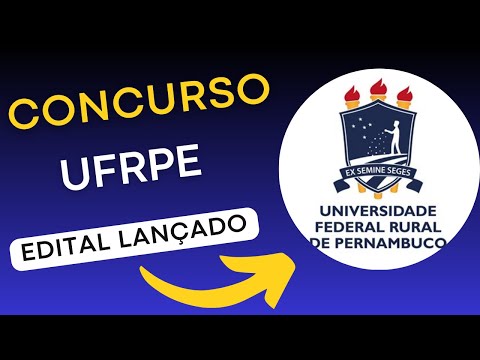 CONCURSO UFRPE | Edital e Material de Estudos | Concurso Público