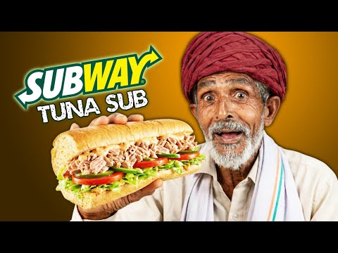WILL THEY HATE IT? 🤢 Villagers Vs. Subway Tuna Sandwich (First Time Reaction)