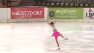 preview picture of video 'Eisprinzessinnen in Oberstdorf: Bei den Bavarian Open messen sich Profis und Nachwuchs'