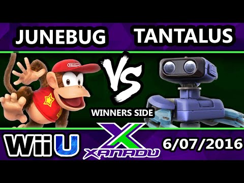 S@X 153 - Junebug (Diddy) Vs. VGBC | Tantalus (R.O.B.) SSB4 Tournament - Smash Wii U - Smash 4