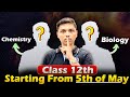Class 12th Starting from 5th of May 2024 | Be Ready for ABKI BAR 95% PAAR #newindianera