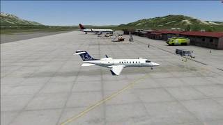 Completely UNEDITED upload: landing at Jackson Hole Airport