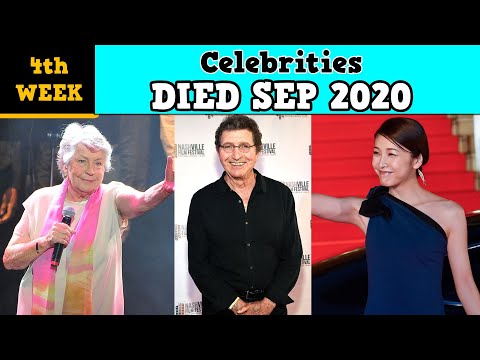 Celebrities Who DIED in 4th Week of September 2020