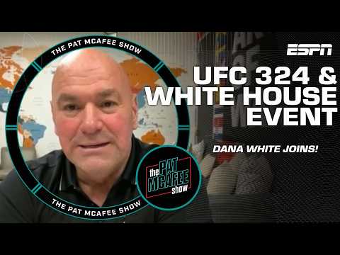 Dana White talks UFC 324 and plans for event at the White House | The Pat McAfee Show