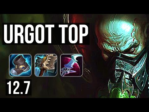 URGOT vs FIZZ (TOP) (DEFEAT) | 9 solo kills, 500+ games, Rank 15 Urgot | BR Master | 12.7
