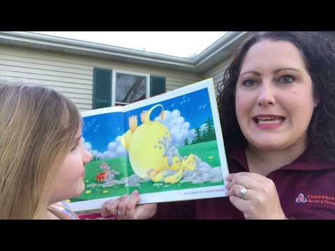 Book reading of Hiccupotamus from Speech & Language Pathologist, Justine.