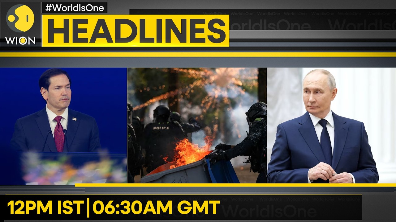 Rubio Visits India For Trade Talks | France Plans New Curfew Amid Protests | WION Headlines