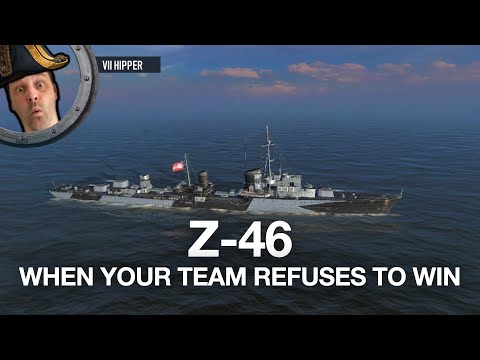 Z-46 - When Your Team Fails (World of Warships: Legends Xbox Series X 4K)