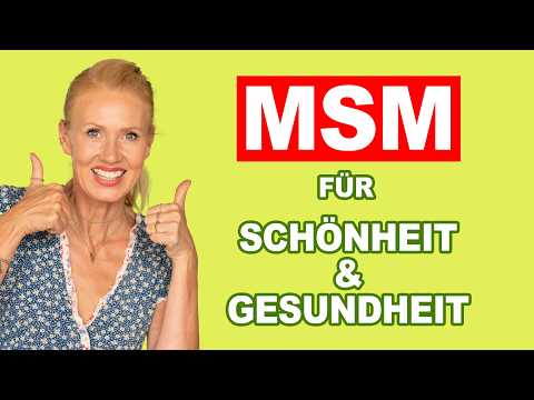 Mega Wundermittel MSM❗️Organischer Schwefel ⭐️ für Haare Haut Knochen Knorpel & bei Gelenkschmerzen