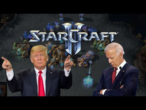 Trump & Biden meet on SC2 ladder