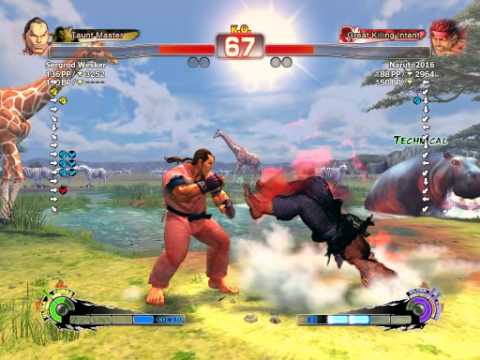 SSF4 AE:Sergrod Wesker(Dan) vs Naruto2016(Evil Ryu)