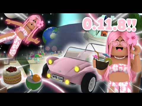 BLOXBURG SUMMER AND SPACE UPDATE!! (0.11.8) NEW MAP LOCATIONS, VEHICLES AND MORE!!