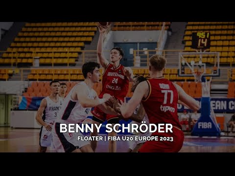 Benny Schröder (Germany): Floaters at FIBA U20 Europe 2023