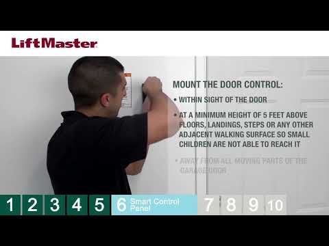 LiftMaster 8500W Wall Mount Garage Door Opener Installation Overview | All Security Equipment