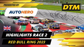 The championship fight is on! | DTM Red Bull Ring Race 2 Highlights presented by Autohero | DTM 2023