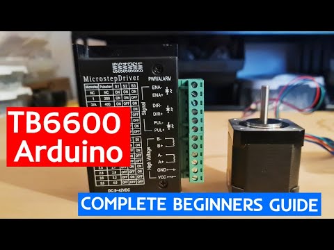 TB6600 Stepper Driver + Arduino + NEMA Motor Wiring and Control (Uno Mega Nano)
