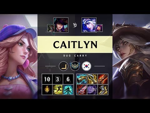 Caitlyn ADC vs Ashe - KR Challenger Patch 25.12