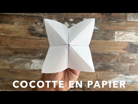 Comment faire une Cocotte en papier Facile - Origami - DIY