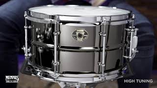 Video thumbnail for Ludwig 13x7 Black Magic Snare Drum (LW0713C) by Memphis Drum Shop