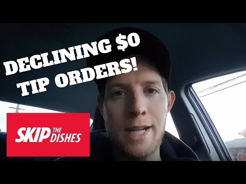 I refuse to deliver $0 tip orders! | Skip the Dishes