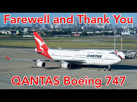 Qantas Boeing 747 Tribute - Goodbye and thank you  - Our Queen of the Skies Video