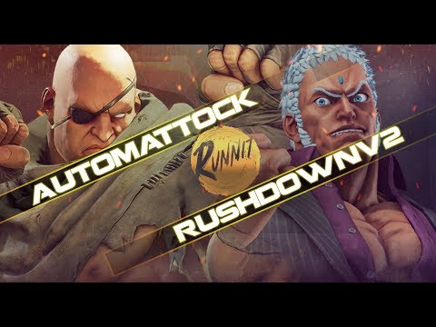 AutoMattock (Sagat) vs RushdownV2 (Urien) - SFV Online Ranked Grandmaster Battle