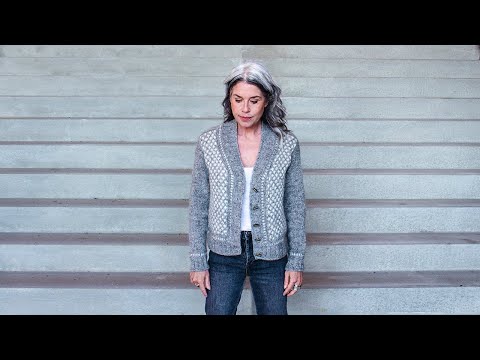 Moonstruck Knits | Malin cardigan | Tutorial bumpless kfb, working in pattern & Icelandic bind off