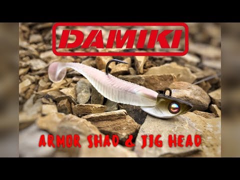 Damiki Armor Shad Paddle 10cm 451 RP Blue Pearl