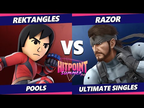Hitpoint Summer July - Rektangles (Mii Brawler) Vs. Razor (Snake) SSBU Ultimate Tournament