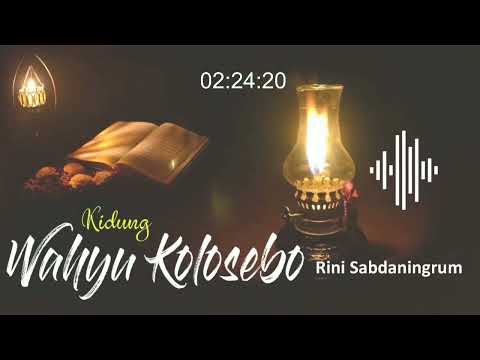 Kidung Wahyu Kolosebo || Covered by. Rini Sabdaningrum
