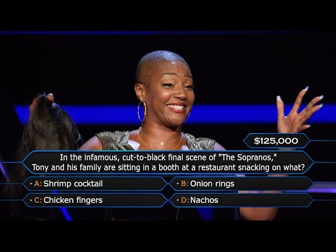 Tiffany Haddish Takes Off Her Wig to Answer a $125,000 Question - Who Wants To Be A Millionaire