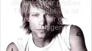 Bon Jovi - The Distance (Deutsche Übersetzung)