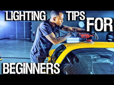 INEXPENSIVE Lighting For Beginning In Paint Correction! #paintcorrection #ceramiccoating