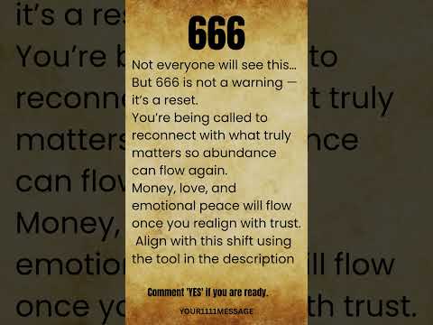 Angel number 666 means  THIS IS YOUR WAKEUP CALL #shorts #lawofattraction #manifestation