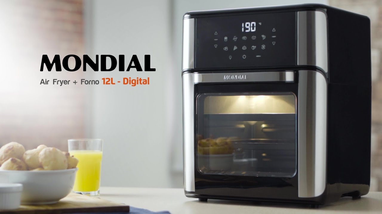 Air Fryer Forno Oven 12L Mondial AFO-12L-BI