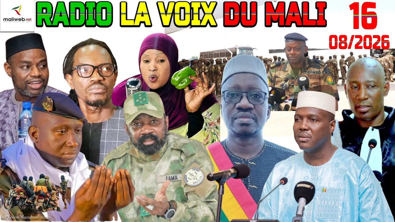 La Revue de Presse de la RADIO LA VOIX DU MALI du 17 Août 2026