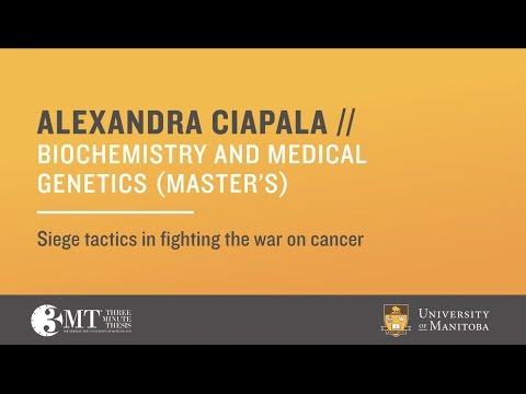 Second Place: Alexandra Ciapala, 3MT Final, March 8, 2017