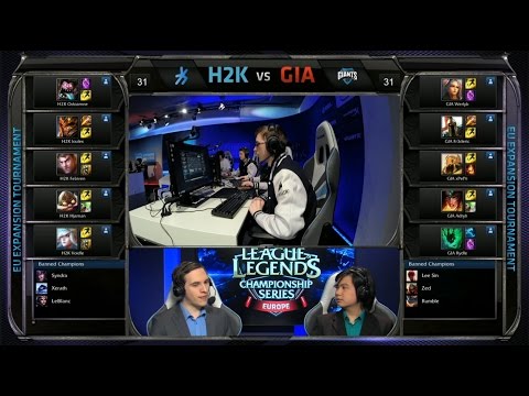 EU LCS Expansion GIA vs H2K Game 1 Highlights