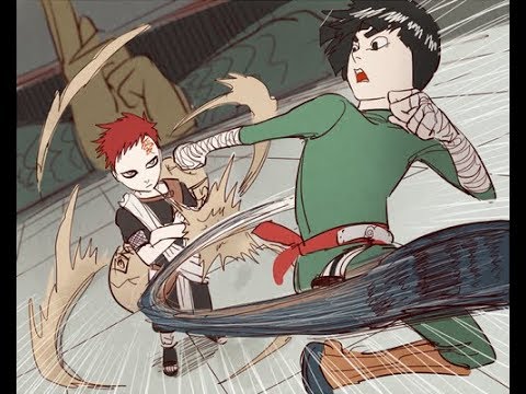 Rock Lee vs Gaara
