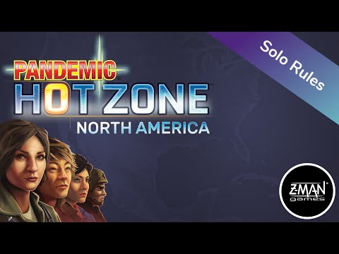 Pandemic: Hot Zone - North America playthrough (solo play rules)