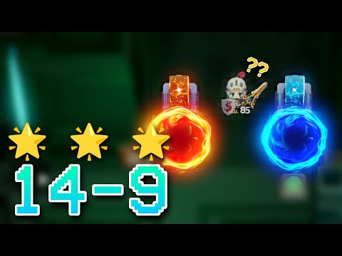 Guardian Tales 14-9 Walkthrough (Full 3 Star) | Demonshire Plaza