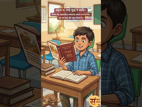सतत-परिश्रमस्य फलम् (निरंतर मेहनत का फल) | Sanskrit Kalp #sanskritkalp