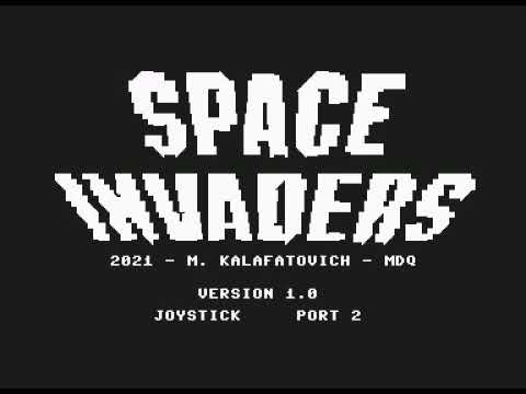 COMMODORE 64 =+ SPACE INVADERS - Version 1.0 - 2021
