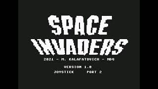COMMODORE 64 =+ SPACE INVADERS - Version 1.0 - 2021